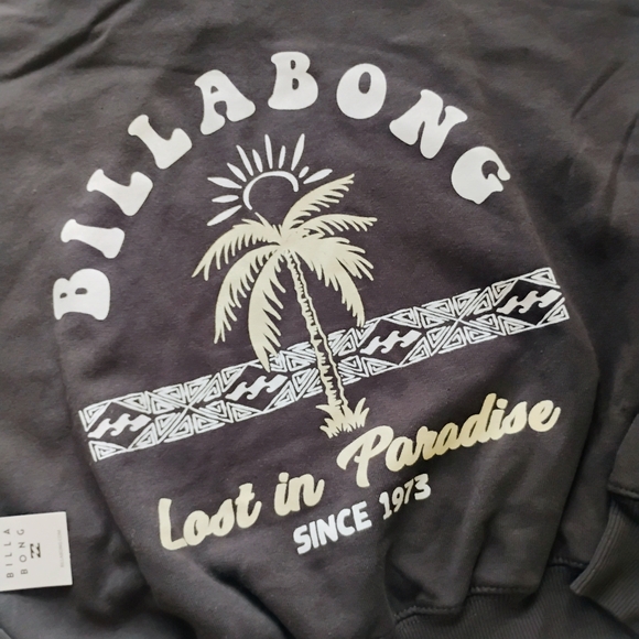 BILLABONG NEW Lazy Daze Cropped Pullover Hoodie - Picture 8 of 11
